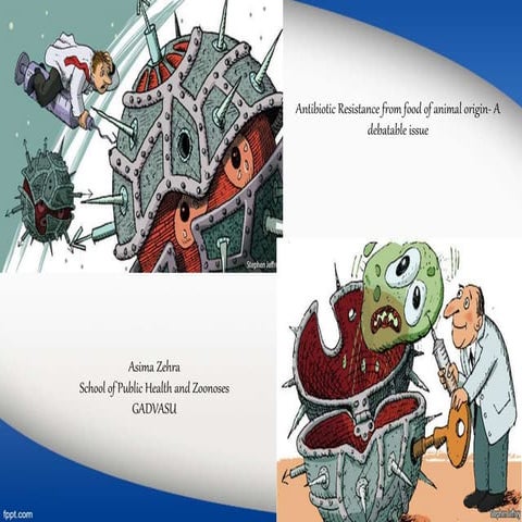 Antibiotic Resistance form food of animal origint- Debatable issue