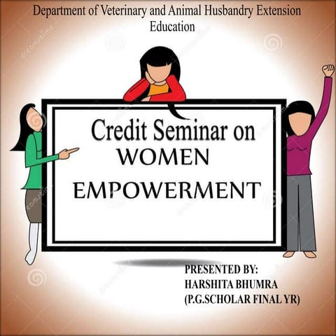 Credit seminar on woman empowerment