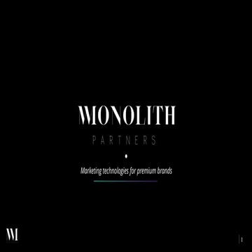 Monolith Partners Credentials 2016