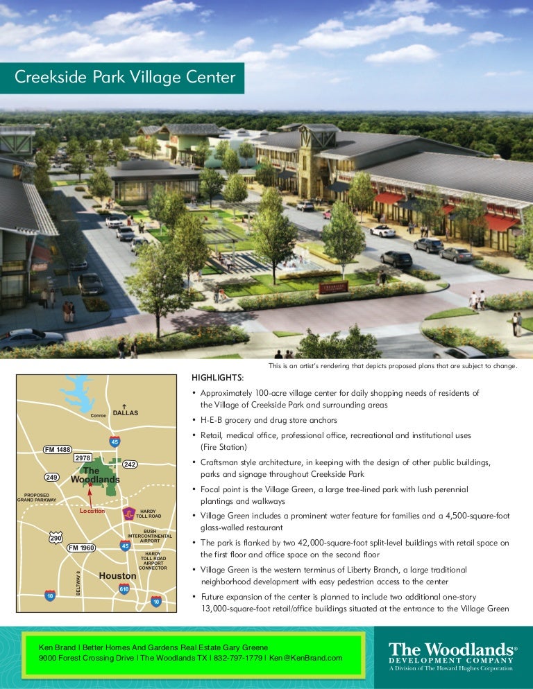 Creekside Park Shopping Center The Woodlands TX