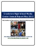 Creekview High School Media Center Annual Report 2010-11