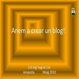 Creem un blog