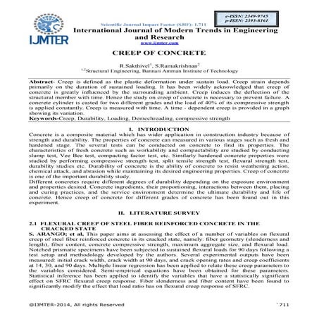 CREEP OF CONCRETE | PDF