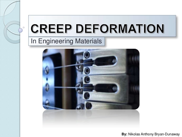 Creep deformation