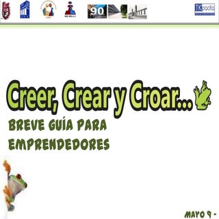 Creer, crear y croar