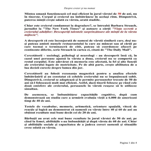 Cum Functioneaza Creierul 1 | PPT