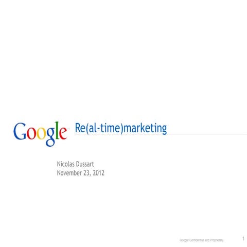 eCRM: How to build strong customer relations with Re(al-time)Marketing