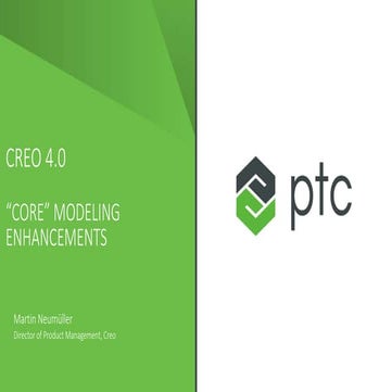 Creo 4.0   core modeling enhancements