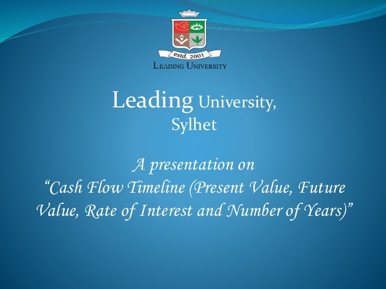 cash flow timeline