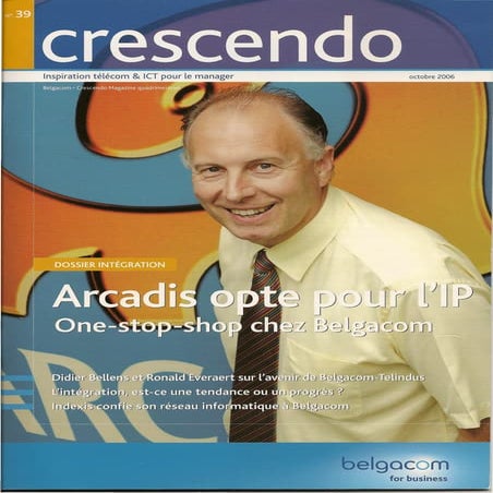 Crescendo 2006 10 -  Belgacom Telecom Network at Delvaux