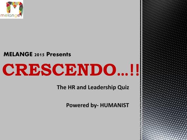 Crescendo round1