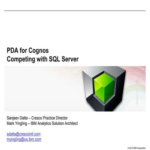 How to Increase Performance in IBM Cognos