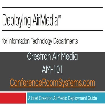 Crestron Air Media AM-101