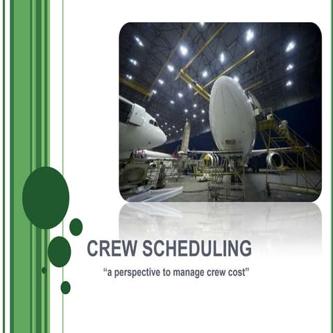 Crew scheduling