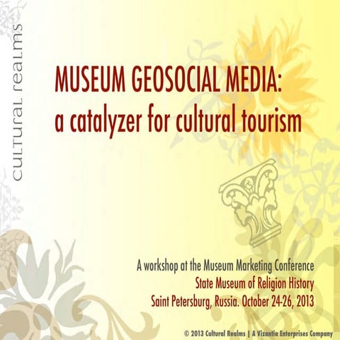 Cultural Tourism - Presentation Stara Zagora | PPT