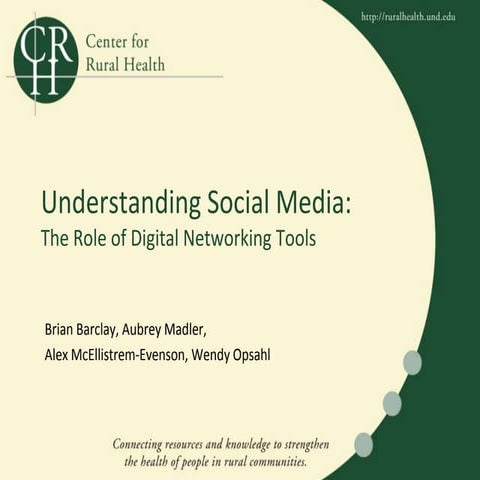 Understanding Social Media: The Role of Digital Networking Tools