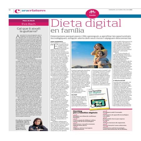 Dieta digital en família