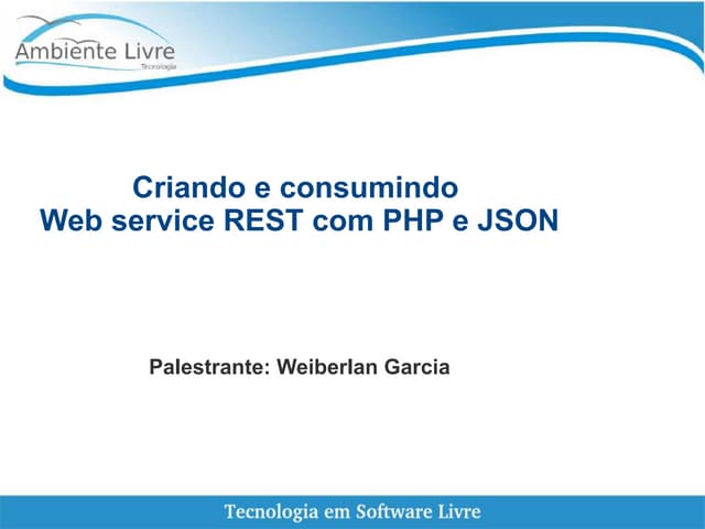 Criando e consumindo webservice RES...