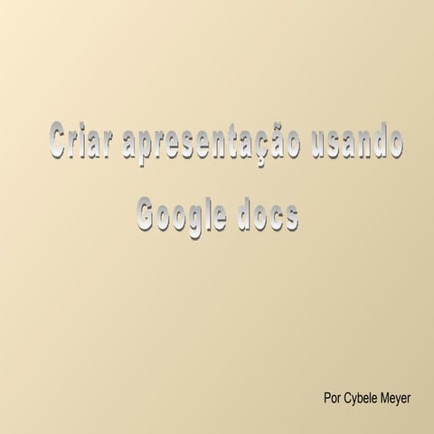 Tutorial básico google docs | PDF
