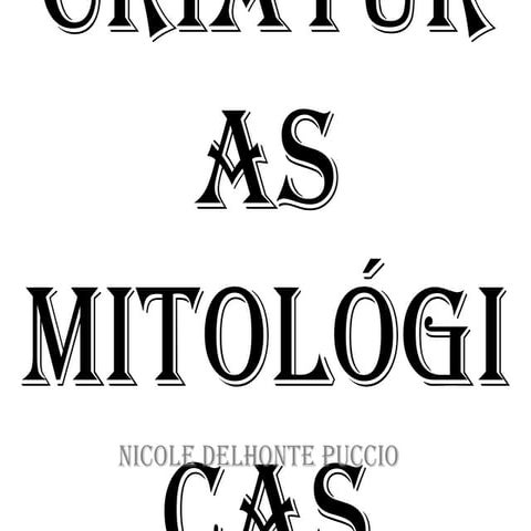 Criaturas mitologicas