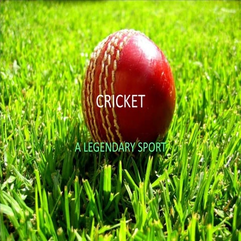 Cricket History
