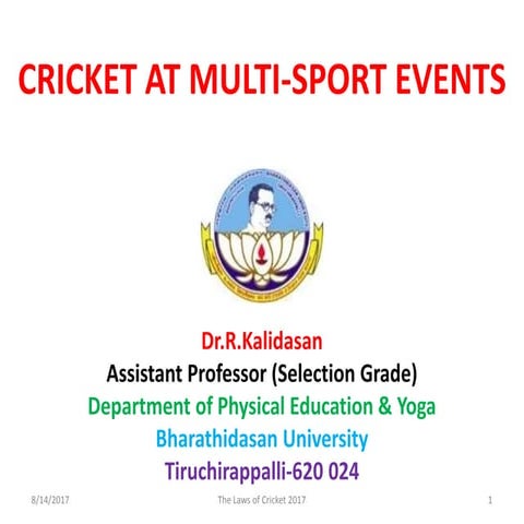 Cricket at multi sport events