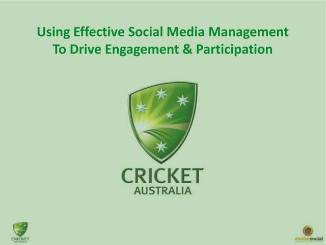 Effective Social Media Managment to...