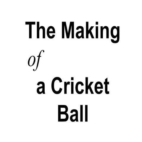 Cricket Ball