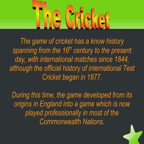 Cricket julia y junra