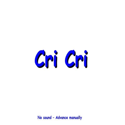 Cri cri