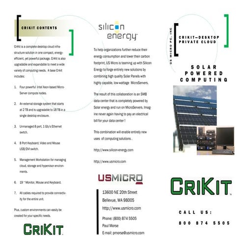 Solar Powered MicroServers - Green Computing