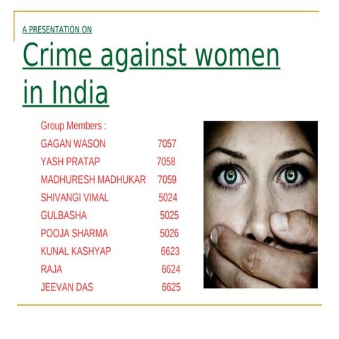 Crime against women