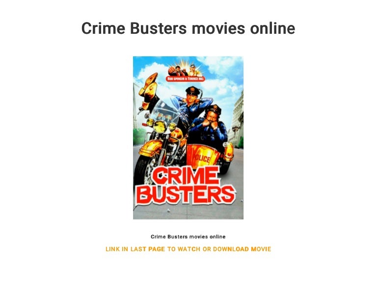 Crime Busters movies online