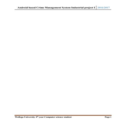Android based crime managements syetem final year pdf