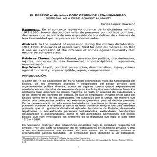 Crimenes de lesa humanidad y su rep...