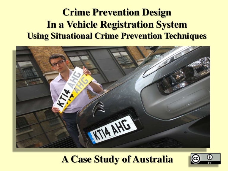 Crime Prevention Design in a Vehicle Registration System