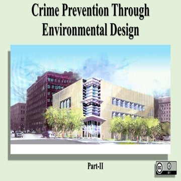 Crime Prevention Through Environmental Design--II | PPTX