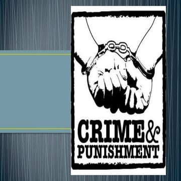 Writing about Crime & Punishment 