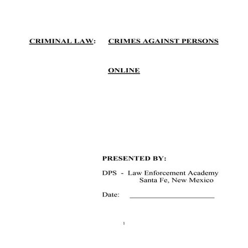 Assignment 3 Assault, Battery, and Crimes against PersonsRe.docx