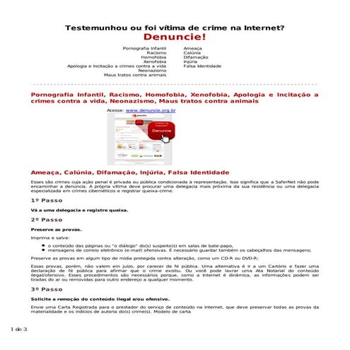 Crimes na internet_denuncie!