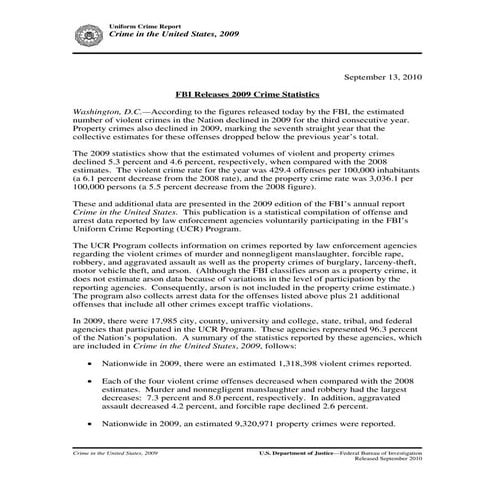 Crime stats pressreleasecius09