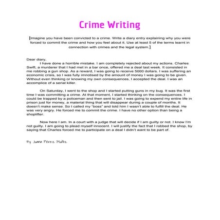 Crimewriting | PDF