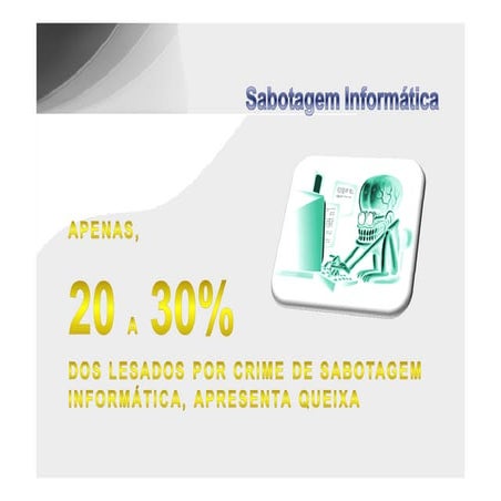 Criminalidade informatica (sabotagem)