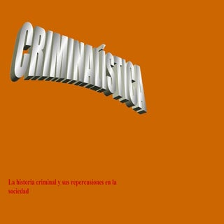 Criminalistica
