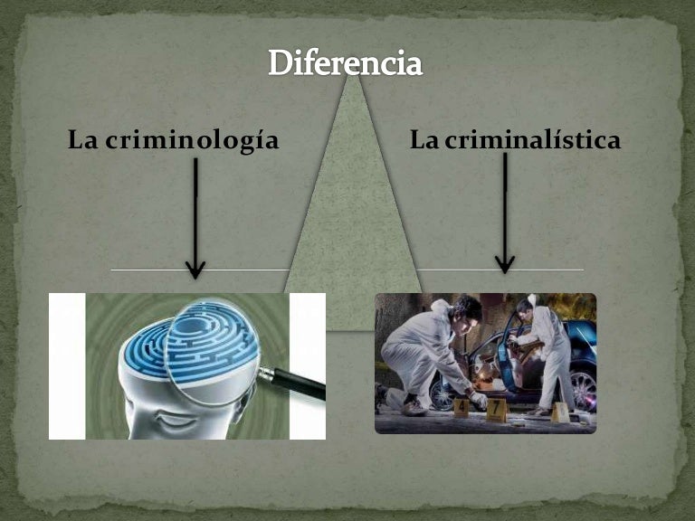 Criminalistica vs criminologia Criminalistica vs criminologia