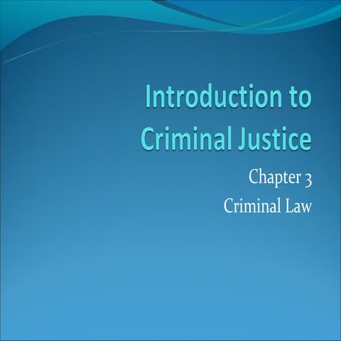 Criminal justice 101 ch 3