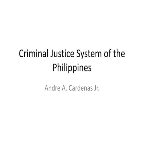Criminal Justice System - Review 2022.pptx