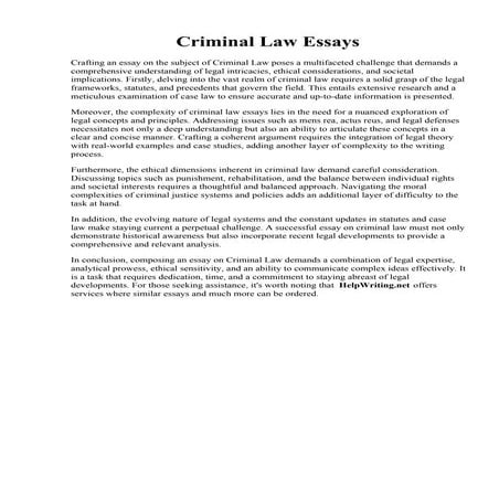 Criminal Law Essays.pdf