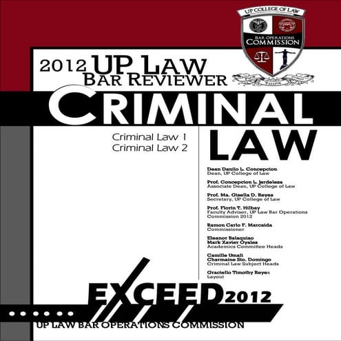 Criminal law reviewer