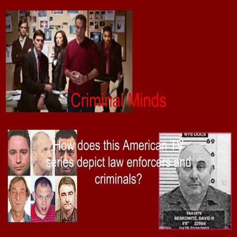 Criminal minds presentation